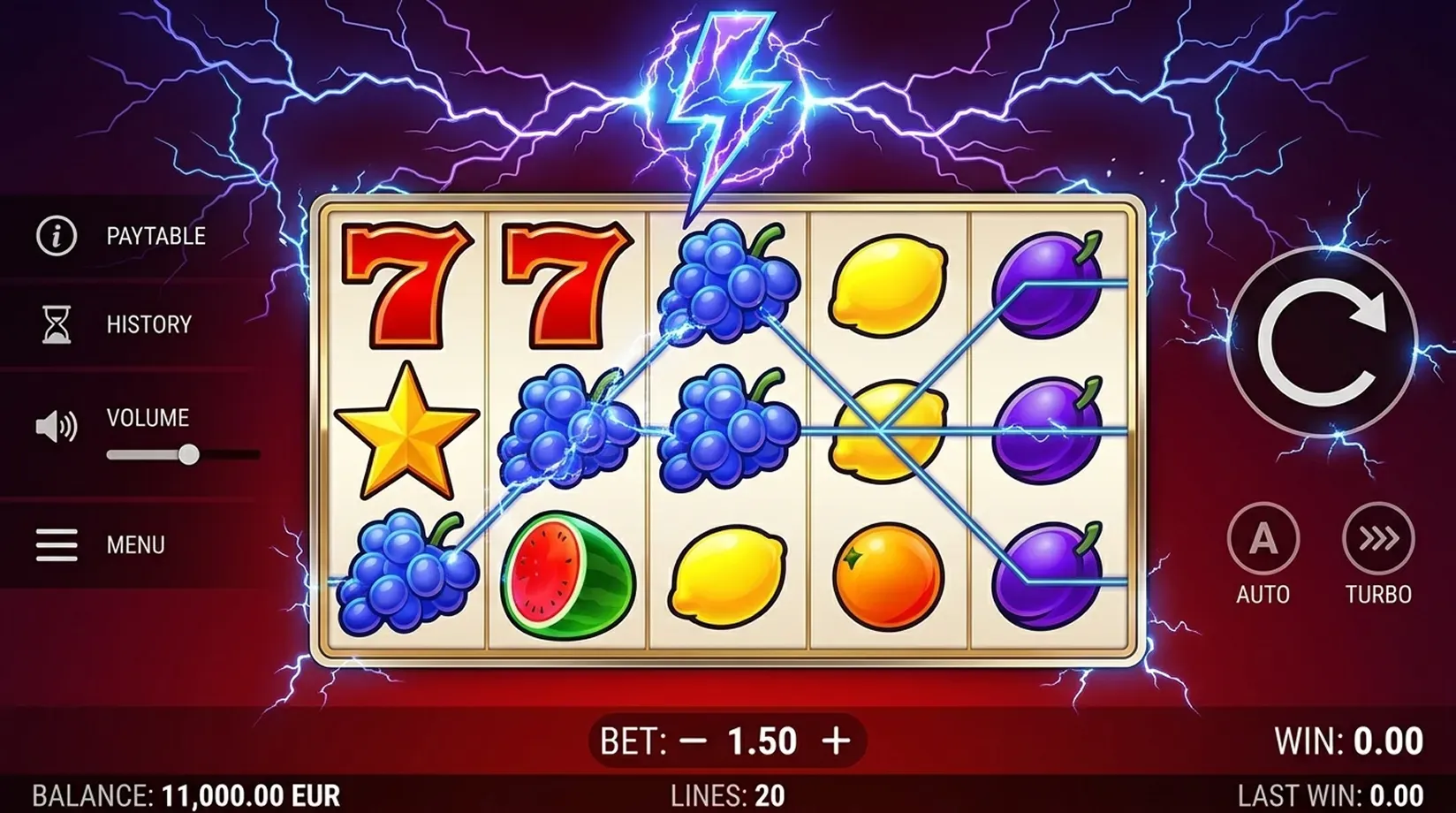 Blazing Wins 5 Lines Slot